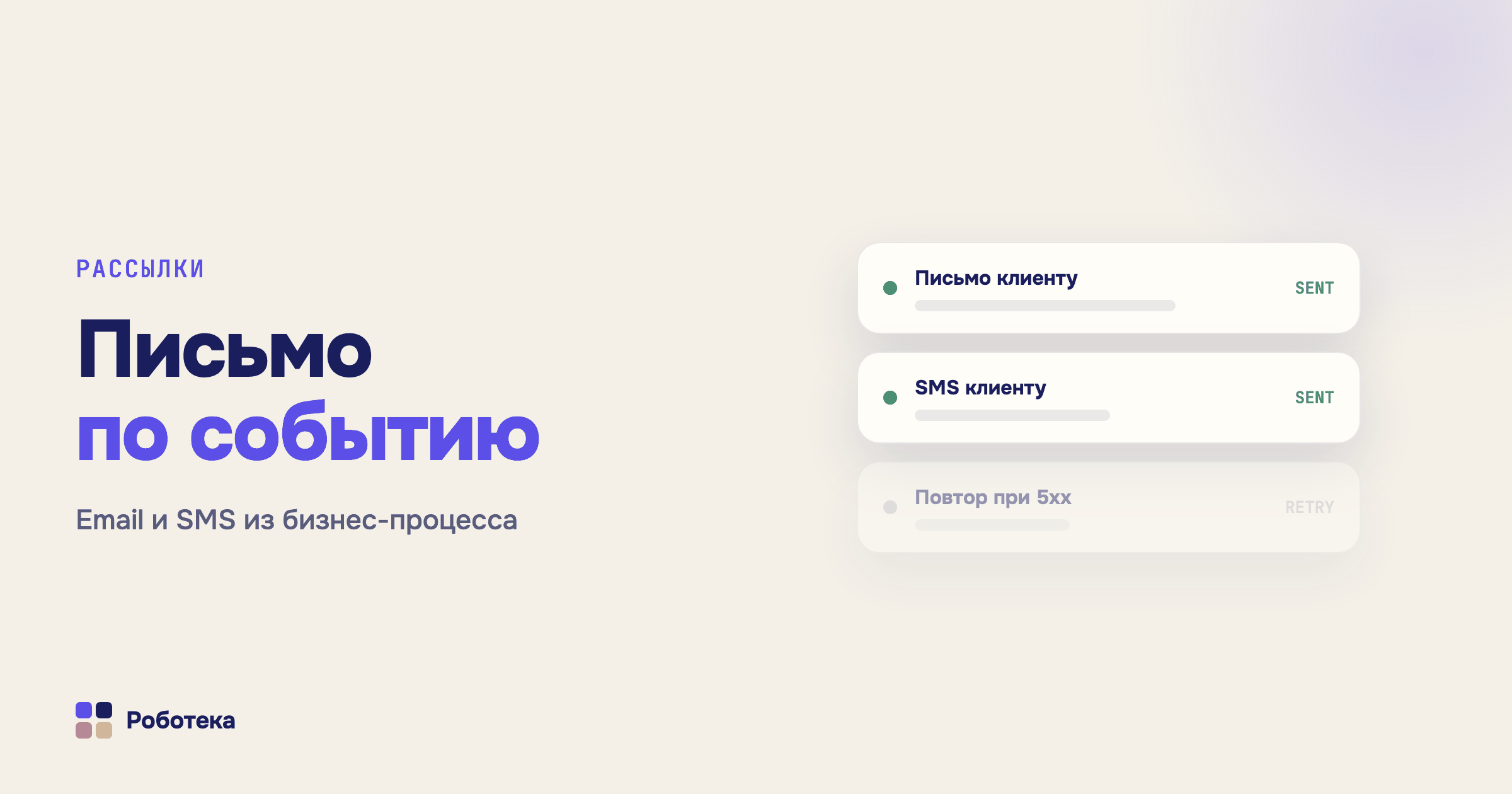Рассылки из Битрикс24: email и SMS из бизнес-процесса